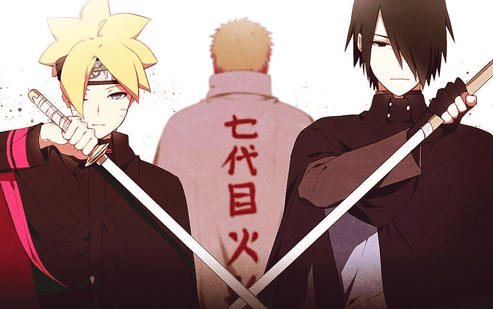 naruto dan sasuke hokage